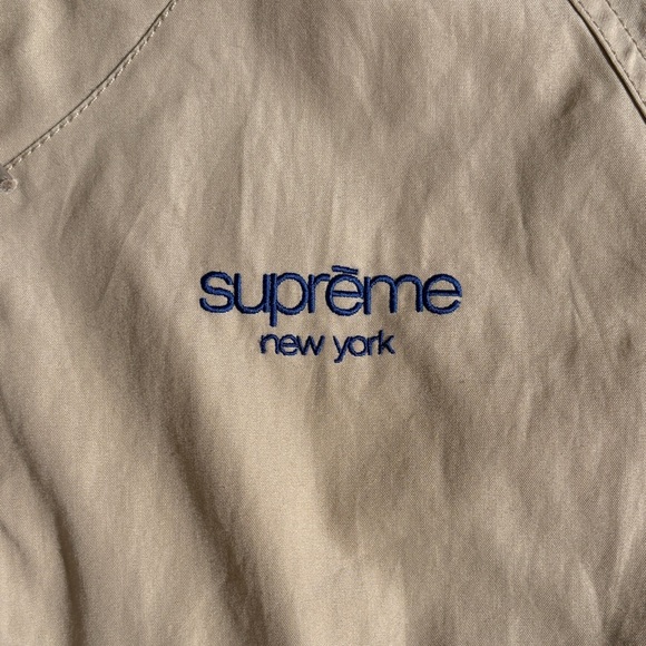 Supreme Beige Hooded Windbreaker - Picture 2 of 6